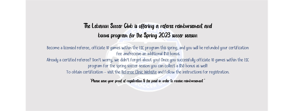 Become a Ref! 